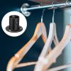 uxcell 1'' Dia Stainless Steel Pole Sockets Flange Rod Holder Bracket Support with Screws for Bathroom Closet Curtain, Set of 8, Black view 4