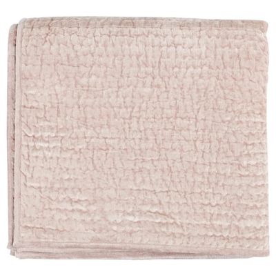 Benjara Lipa 92 x 96 Classic Handmade Queen Quilt with Polyfill and Cotton, Pink