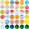 MCPINKY 36PCS Glass Marbles, Including 5 Glow in The Dark Marbles for Vase Filler, Fish Tank, Table Scatter Decoration view 1