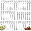 40 Pieces Dinner Forks and Salad Forks Set, Stainless Steel Forks Silverware, Home Kitchen Cutlery Forks, Mirror Polished Modern Dessert Forks, Restaurant Quality Flatware Forks,Dishwasher Safe view 1