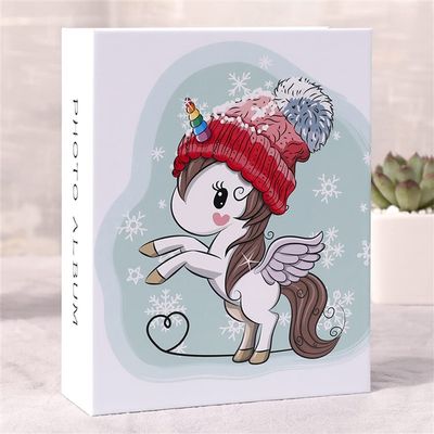 TATSEN 6 Inch Photo Album 100 Pockets Picture Storage Scrapbooking Sticker Case Cartoon Photo Album Book Frame (Color : C, Size : 6 inch)