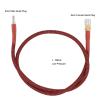 Co2ttle Hose,36inch 8mm Low Pressure Hose Strong Sealing Nylon Wrapped Co2 Filling Cylinder Flexible Tubing Gas Line Kit for Beer Keg Kegerator view 4