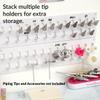The Cookie Countess Wall Mounted Piping Tip Holder Organizer (1) (Piping Tips and accessories not included) view 4