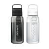LifeStraw Go Series Water Bottle, Black/Clear, 1 L, 2PK view 1