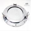 A HALLOWEEN STORE 12" Metal Crafted Aluminum Nautical Ship's Porthole Bathroom Decor Wall Mirror view 2