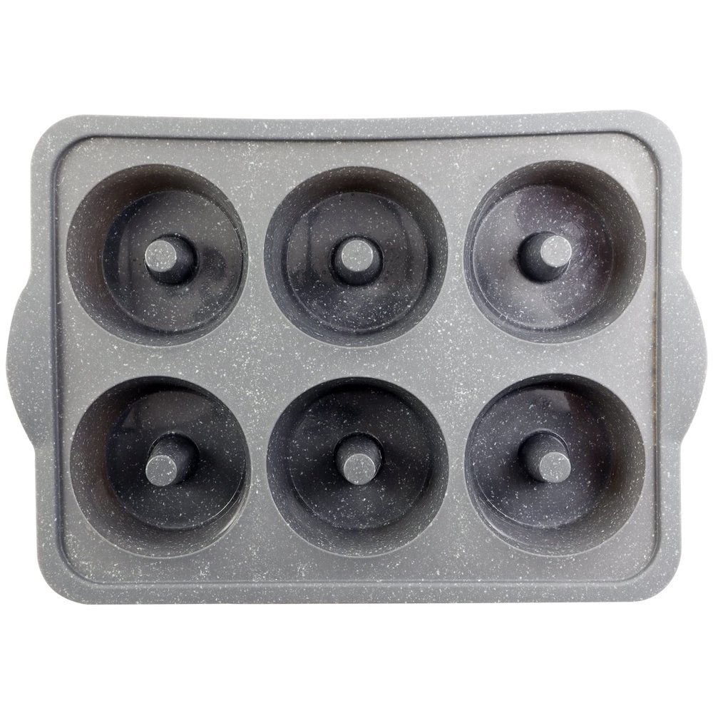 Celebrate It 6-Cavity Metal Reinforced Silicone Mini Angel Food Cake Pan