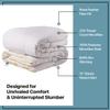 Simmons Feather Bed Twin Mattress Topper with 230TC Microfiber Shell - Skin Friendly Prime Feather Fiber Baffle Box Mattress Topper with 15 Skirt for Twin Size Bed - Plush Mattress Pad, 39x75 view 3