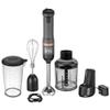 BLACK+DECKER Kitchen Wand Cordless Immersion Blender, 3 in 1 Multi Tool Set, Hand Blender with Charging Dock, Whisk, and Chopper, Grey (BCKM1013K01) view 1