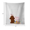 Caroline's Treasures WDK5078WTKT Toy Red Poodle Easter White Kitchen Towel Set of 2 Dish Towels Decorative Bathroom Hand Towel for Hand, Face, Hair, Yoga, Tea, Dishcloth, 19 X 25, White view 4