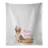 Caroline's Treasures WDK4946WTKT Fawn Boston Terrier Easter White Kitchen Towel Set of 2 Dish Towels Decorative Bathroom Hand Towel for Hand, Face, Hair, Yoga, Tea, Dishcloth, 19 X 25, White view 1
