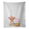 Caroline's Treasures WDK4993WTKT Fawn and White Chihuahua Easter White Kitchen Towel Set of 2 Dish Towels Decorative Bathroom Hand Towel for Hand, Face, Hair, Yoga, Tea, Dishcloth, 19 X 25, White view 1