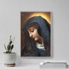 Textured Paper - Carlo Dolci - The Virgin Mary (1667) - Art Print, Poster, Painting, Photo, Wall Decor - Baroque, Italian, Religious, Madonna, Christianity - Size: 6 x 4 Inches view 2