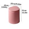 DYPASA Garbage Can Simple Trash Can Living Room with Cover Paper Basket Fashion Home Bathroom Kitchen Large-Capacity Office Press Trash Can Trash Bin (Color : Gray) view 2