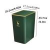 DYPASA Garbage Can 13L Creative New Rectangular Trash Can Kitchen Bathroom Toilet Trash Can Living Room with Lid Waste Bin Garbage Bin Trash Bin view 2
