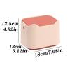 CANMNT Trash Can Desktop Garbage Basket Mini Small Waste Bins Home Table Plastic Trash Can Office Supplies Dustbins Sundries Barrel Box Trash Can Wastebasket view 2