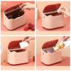 CANMNT Trash Can Desktop Garbage Basket Mini Small Waste Bins Home Table Plastic Trash Can Office Supplies Dustbins Sundries Barrel Box Trash Can Wastebasket view 4