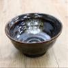 [Amazon.co.jp Exclusive] Commercial Set - One Piece of Ramen! Specialty Artisan's Utensil, Stone Shape, Ramen Bowl, Oil Droplet Crystal, 6.3 Ramen, 3 Pieces view 3