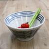 [Amazon.co.jp Exclusive] Commercial Set - One Piece of Ramen! Specialty Artisan's Vessel, Shinogi-Shaped Ramen Bowl, Lines, 6.3 Ramen, 3 Pieces view 3