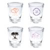 24PCS Clear Wedding Favor Shot Glasses for Guests Personalized Printed Glasses Bulk, Custom Shot Glasses Gifts for Men & Women on Wedding, Birthday, Customed Shot Glasses for Groomsman, Bridesmaid view 1