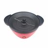 Automatic Stirring Popcorn Maker Popper, Electric Hot Oil Popcorn Machine with Measuring Cap & Built-in Reversible Serving Bowl, Great for Home Party Kids-2 view 4