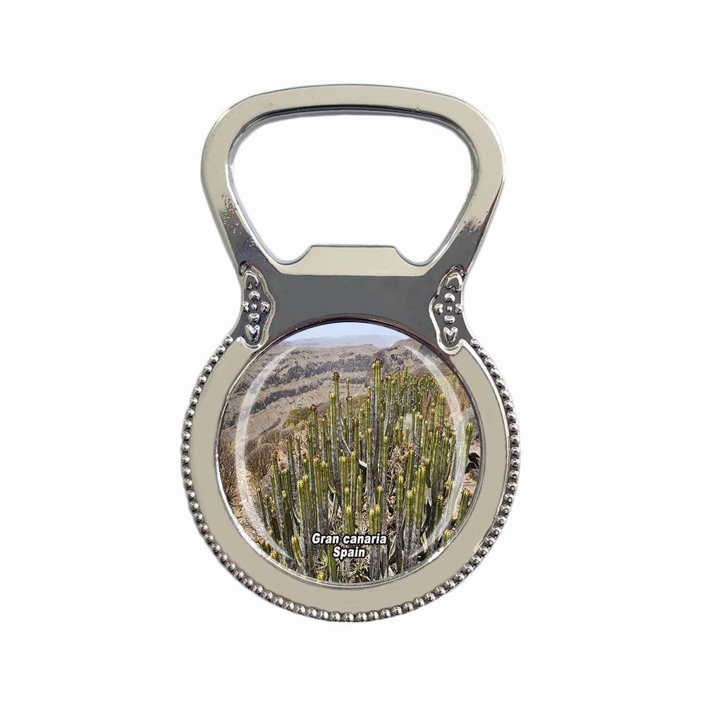 Gran Canaria Spain Fridge Magnet Bottle Opener Tourist Souvenir Gift Collection Refrigerator Magnetic Sticker