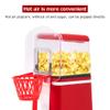 1200W Hot Air Popcorn Maker No Oil Fat-Free Popper Machine Kitchen Retro Style Movie Film Night Delicious Tasty Snack view 4