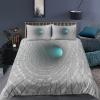 QQXX 3D Vortex Duvet Cover Set with Pillowcases, Ultra Soft Microfiber Comforter Cover Sets,Breathable Washed Printed Bedding Set for Teens Bedroom Decor(Twin(68"x86"), K) view 1
