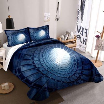 QQXX 3D Vortex Duvet Cover Set with Pillowcases, Ultra Soft Microfiber Comforter Cover Sets,Breathable Washed Printed Bedding Set for Teens Bedroom Decor(Full(79"x90"), J)