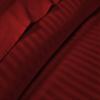 400 Thread Count Fitted Sheets Set of 3 Piece - Luxury and Extra Soft 100% Egyptian Cotton Sheets with 15" Deep Pocket Mattress Covers & Protectors - Burgundy Stripe,Olympic Queen Size. view 3