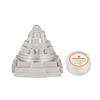 Aashita Creations Worship Silver-Plated Parad Shree Yantra/Mercury Shri Yantra (Silver) view 1
