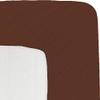 400 Thread Count Fitted Sheets Set of 3 Piece - Luxury and Extra Soft 100% Egyptian Cotton Sheets with 22" Deep Pocket Mattress Covers & Protectors - Chocolate Solid,Queen Size. view 3