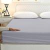 400 Thread Count Fitted Sheets Set of 3 Piece - Luxury and Extra Soft 100% Egyptian Cotton Sheets with 18" Deep Pocket Mattress Covers & Protectors - Light Grey Solid,Twin-XL Size. view 2