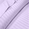 400 Thread Count Fitted Sheets Set of 3 Piece - Luxury and Extra Soft 100% Egyptian Cotton Sheets with 30" Deep Pocket Mattress Covers & Protectors - Lavender Stripe,Twin Size. view 3