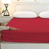 400 Thread Count Fitted Sheets Set of 3 Piece - Luxury and Extra Soft 100% Egyptian Cotton Sheets with 16" Deep Pocket Mattress Covers & Protectors - Burgundy Solid,King Size. view 3