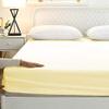 400 Thread Count Fitted Sheets Set of 3 Piece - Luxury and Extra Soft 100% Egyptian Cotton Sheets with 14" Deep Pocket Mattress Covers & Protectors - Ivory Solid,Olympic Queen Size. view 2