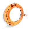 A HALLOWEEN STORE 12" Metal Crafted Copper Polished Finish Aluminum Porthole Bathroom Mirror Home Decor view 1