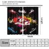 SXXLDNG Boys Sports Curtains Sneaker Shoes Cool Colorful Graffiti Bedroom Window Drapes for Teen Kids Printed Living Room Window Treatment Fabric 2 Panels 55Wx63H Inch Decor view 2