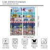 SXXLDNG Kids Boys Construction Curtains Cartoon Colorful Cars Tractor Truck Airplane 2 Panels Window Treatment Set for for Boys Girls Bedroom Living Room, W55 x L63 Inch Blackout view 3