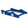 VilroCaz Race Car-Shaped Platform Bed for Kids Boys Girls, Full Size Fun Play Platform Kids Bed with Wheels, Strong Slat Mattress Support, Safety Guaranteed view 4