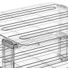 2Pcs Fridge Organizer Fridge Rack Kitchen Racks Kitchen Items Stackable Shelf Layered Shelf (Color : Deep Green) view 2