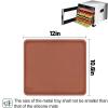 HUFFA 4PCS Silicone Dehydrator Mats with Edge - Silicone Sheets Compatible, Nonstick Silicone Tray Liner, High Temperature view 2