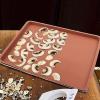 HUFFA 4PCS Silicone Dehydrator Mats with Edge - Silicone Sheets Compatible, Nonstick Silicone Tray Liner, High Temperature view 4