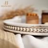 Hanobe Two Tiered Tray Stand: Boho White Farmhouse Valentine's Day 2 Tier Decorative Trays Round Coffee Table Decor Display Stands for Living Room Kitchen Centerpieces view 3