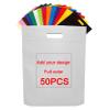 Cihomia Custom Reusable Merchandise Tote Bag Personalized Text Logo - Recyclable cloth bag Grocery 50-100PCS (15.7x19.6 inch) view 1