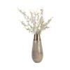 Sagebrook Home Glass, 15" Metallic Vase, Champagne, Cylinder, Glass, Contemporary, 6" L X 6" W X 15" H, Abstract view 1