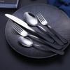 Black Silverware Flatware Set for 18UKBYN Stainless Steel Food-Grade Tableware Cutlery Sets, Dinnerware Set Kitchen Utensils Sets for Home Restaurant Hotel Gradient Black Gold 90-Piece view 1