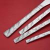 24-Piece Silver Flatware Silverware Set for 6, Modern Hammered Stainless Steel Flatware Set, Dinnerware Set Kitchen Utensils Sets for Great for Family Gatherings & Daily Use view 3