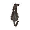 Kassbest Retro Cast Iron Dog Hooks for Wall - Decorative Coat, Hat, Key Hanger - Heavy Duty Animal Design Wall Mounted Decor - 2 Pack view 2