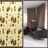 Window Privacy Film Decorative Happy Bumble Bee Honey Bee Static Translucent Cling Window Decals Frosted Glass Window Clings Sticker Non-Adhesive Heat Control 35.4'' x 78.7'' view 2