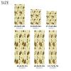 Window Privacy Film Decorative Happy Bumble Bee Honey Bee Static Translucent Cling Window Decals Frosted Glass Window Clings Sticker Non-Adhesive Heat Control 35.4'' x 78.7'' view 3